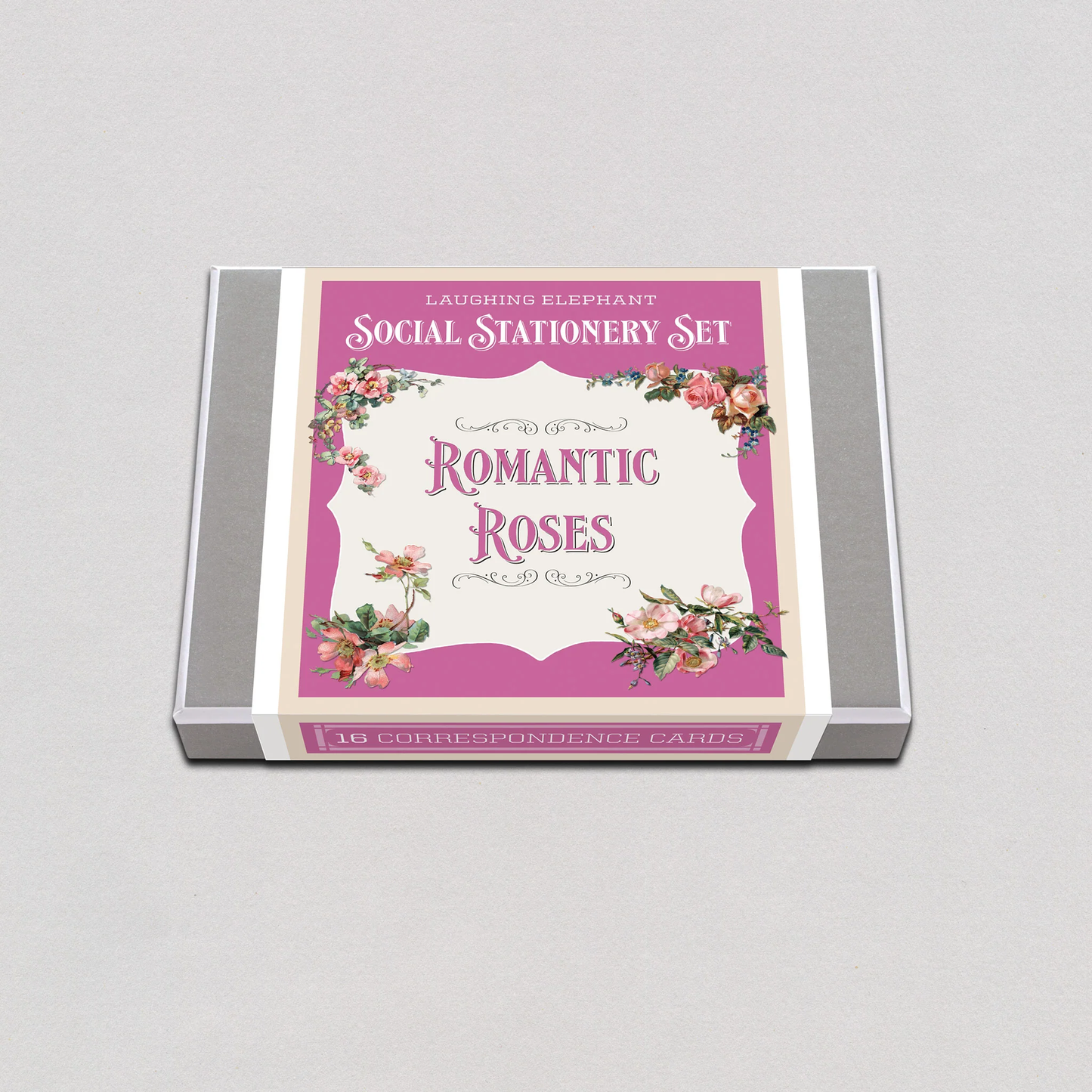 Romantic Roses Correspondence Cards (Social Stationery Set)