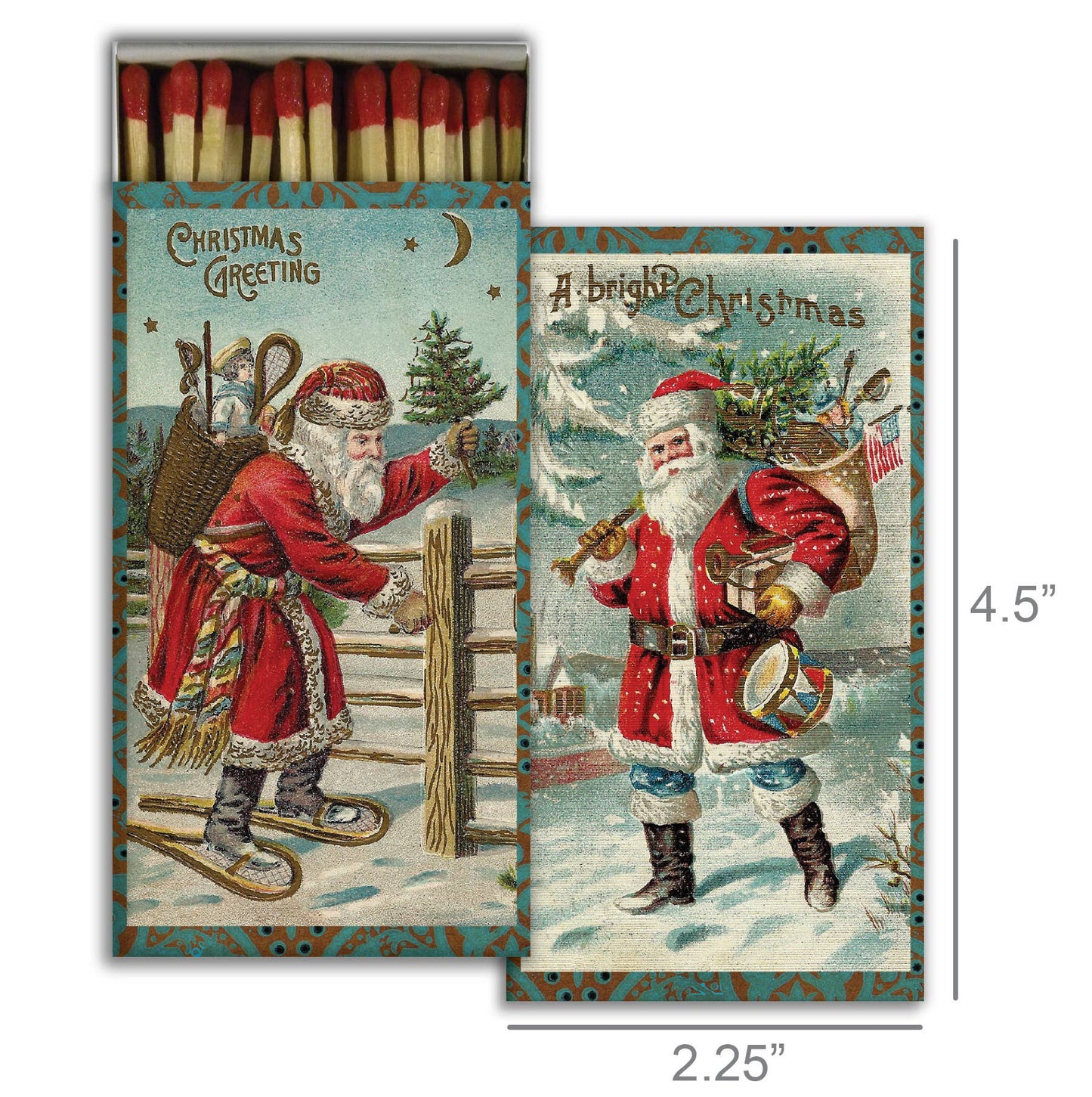 Vintage Santa Claus Christmas Matches