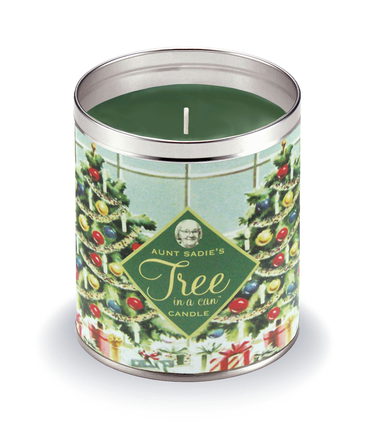 1960s Tree-in-a-Can Candle: Famous Pine Scent