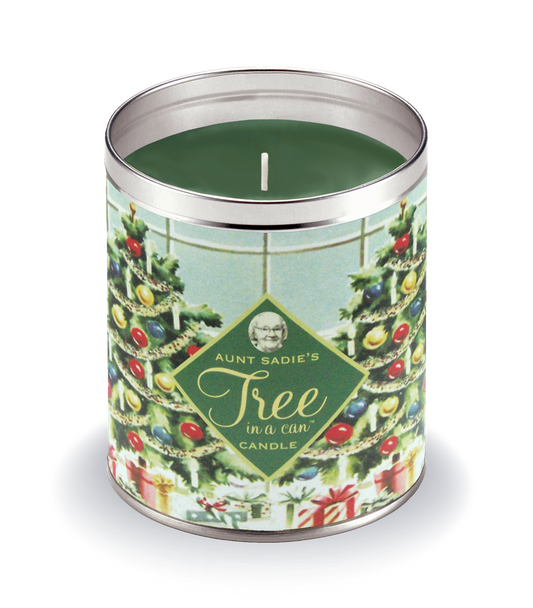 1960s Tree-in-a-Can Candle: Famous Pine Scent