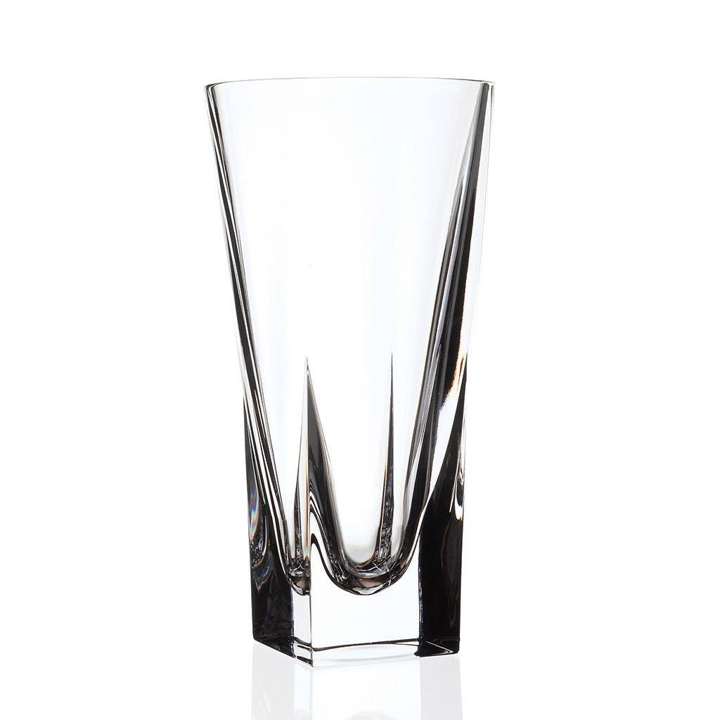 Italian Finest European Crystal "Fusion" Vase