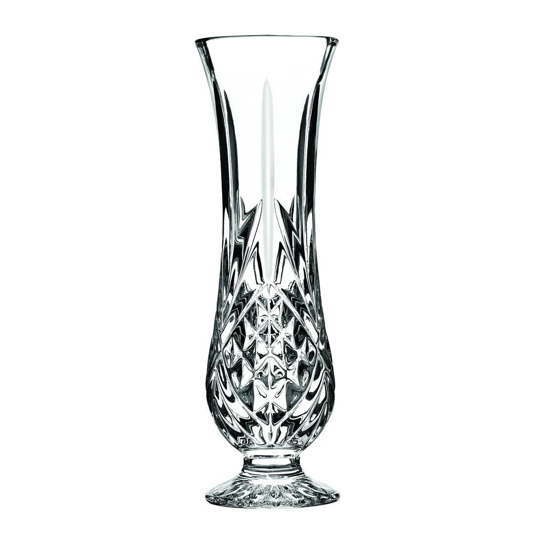 Godinger Dublin Cut Crystal Bud Vase