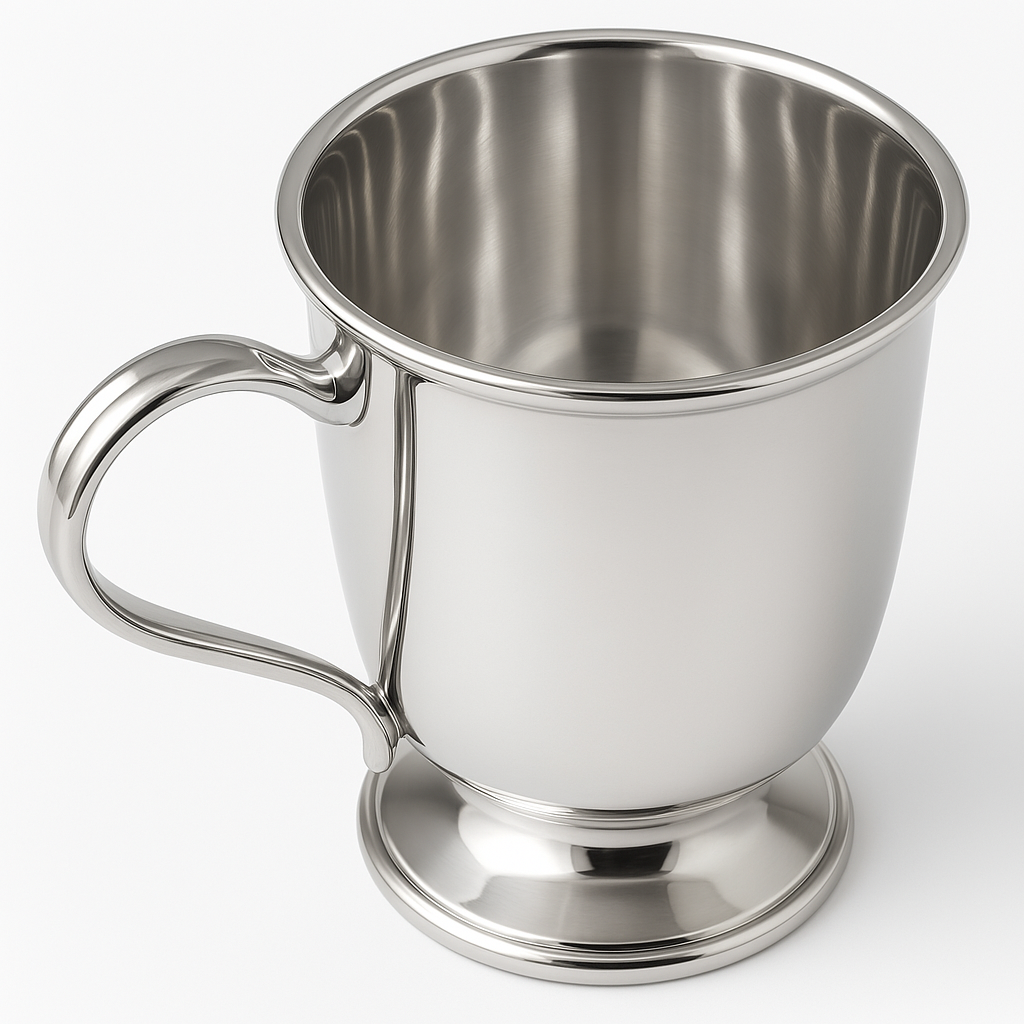 English Sterling Silver Footed Baby Cup