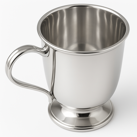 English Sterling Silver Footed Baby Cup