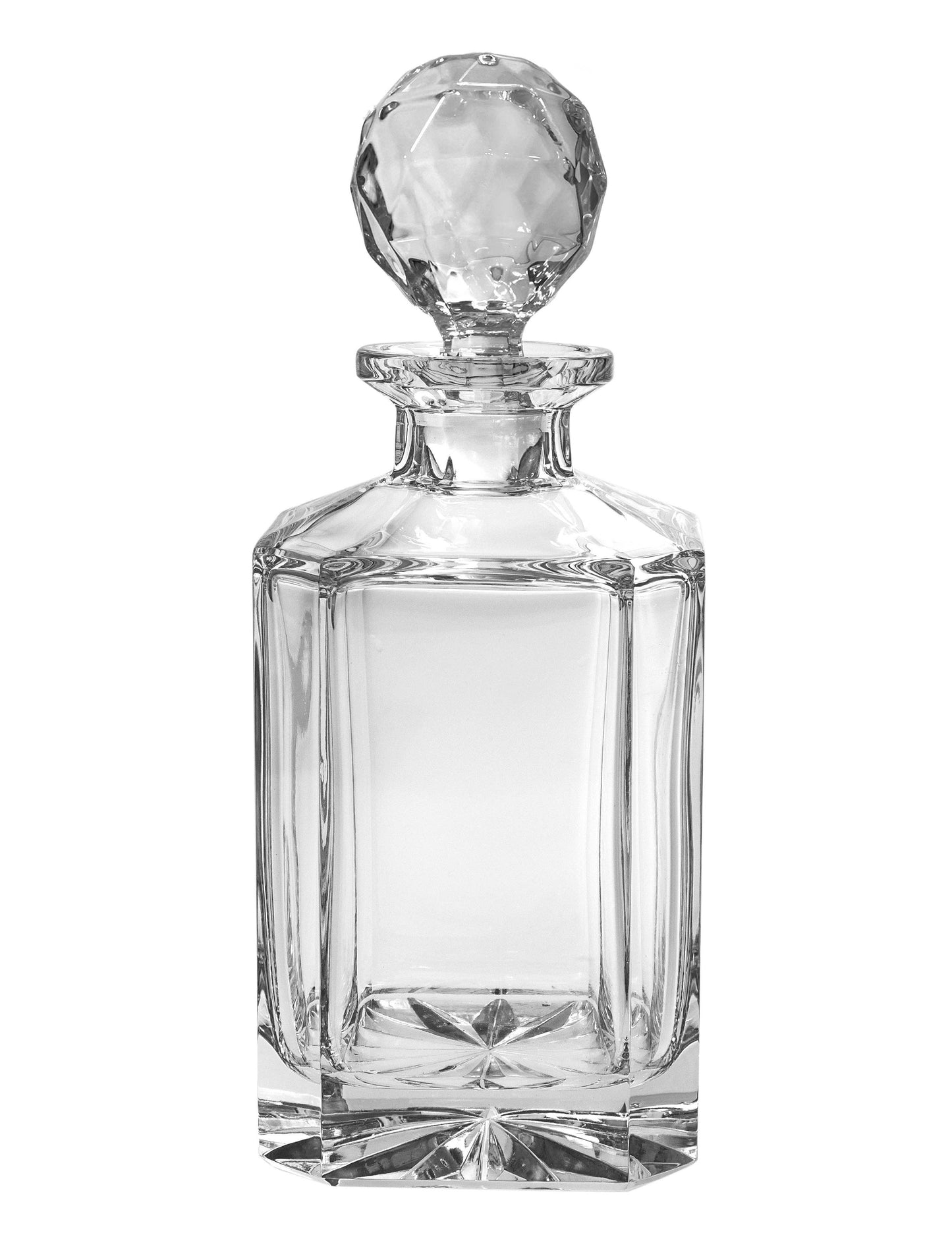 Finest Czech Crystal "Fiona" 30 oz. Whiskey Decanter