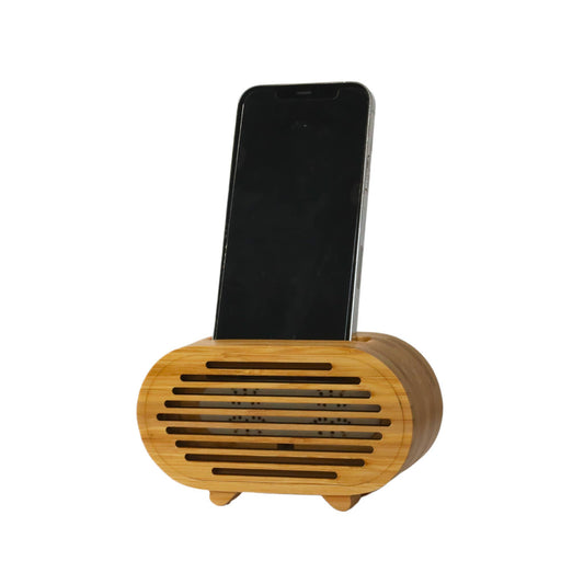 Retro Bamboo Amplifier/Phone Stand