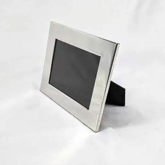 Bright Pewter Picture Frame Handmade in USA (5x7 or 8x10)