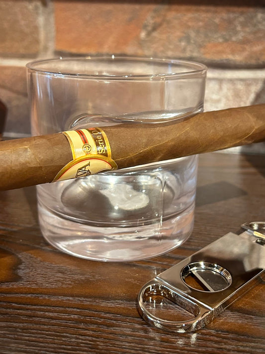 Cigar Holder Whiskey Glass
