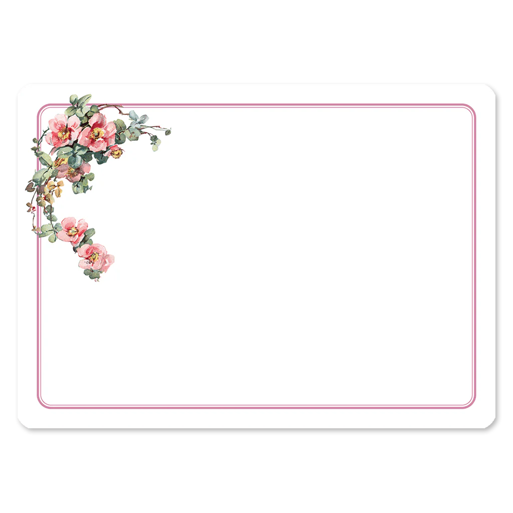 Romantic Roses Correspondence Cards (Social Stationery Set)