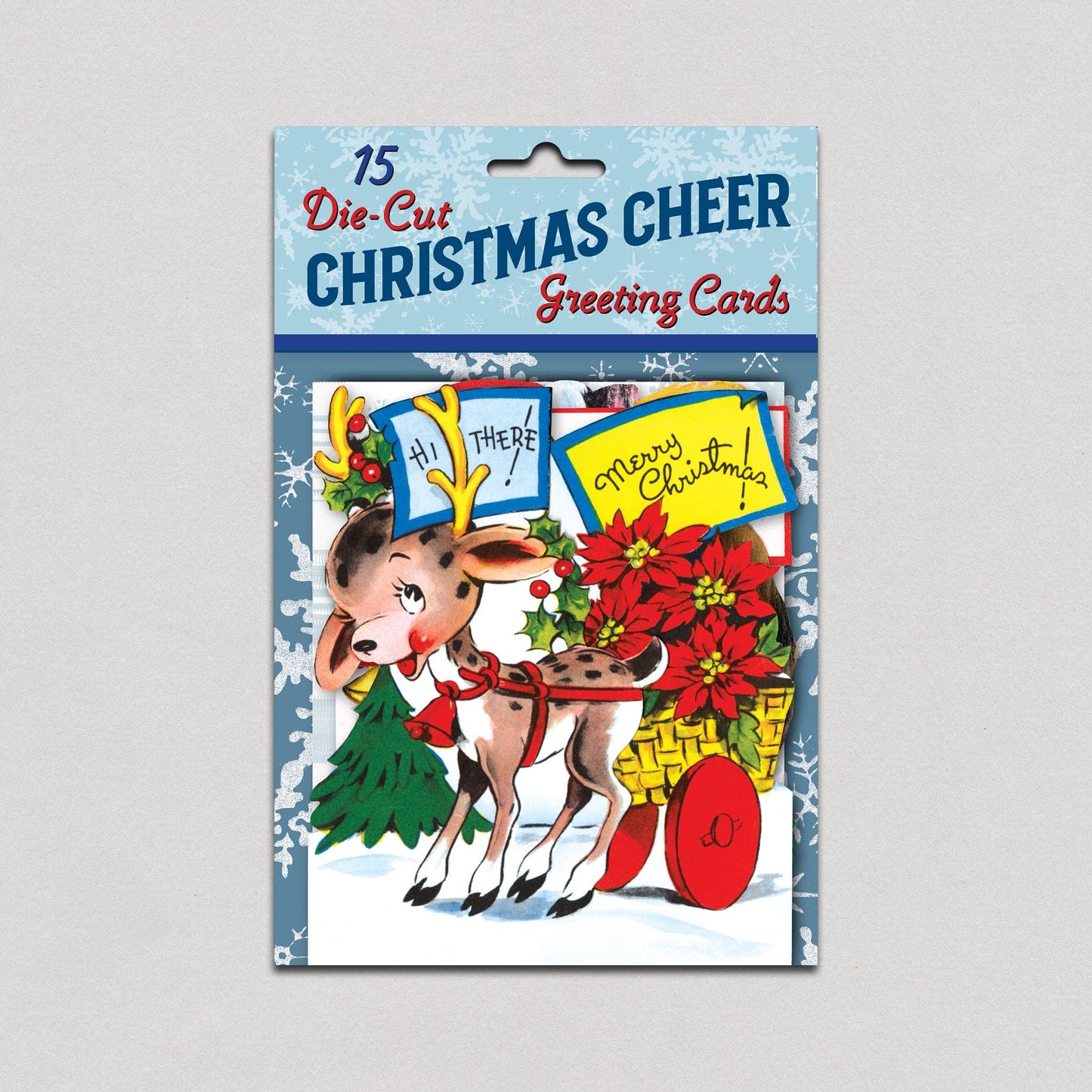 Christmas Cheer Retro Christmas Greeting Card Packet