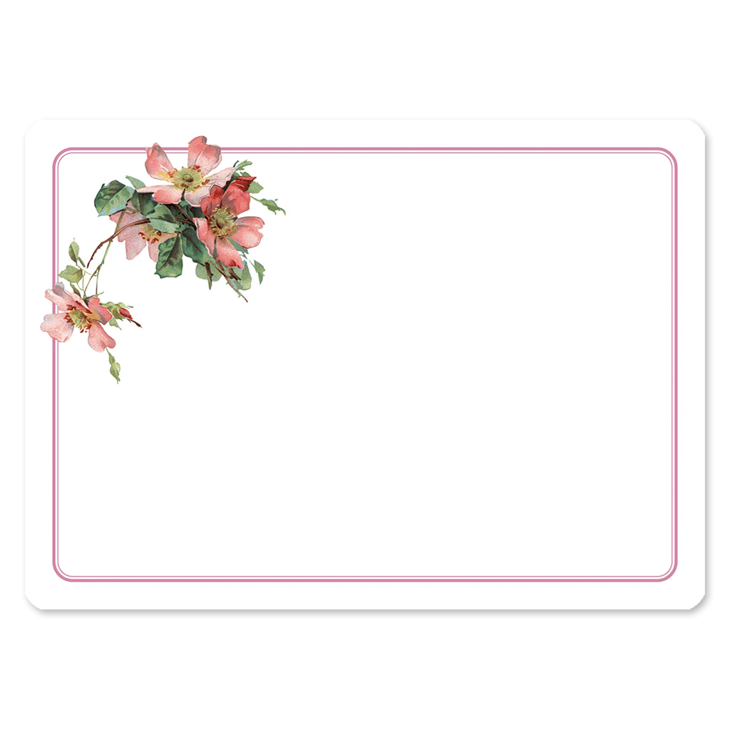 Romantic Roses Correspondence Cards (Social Stationery Set)