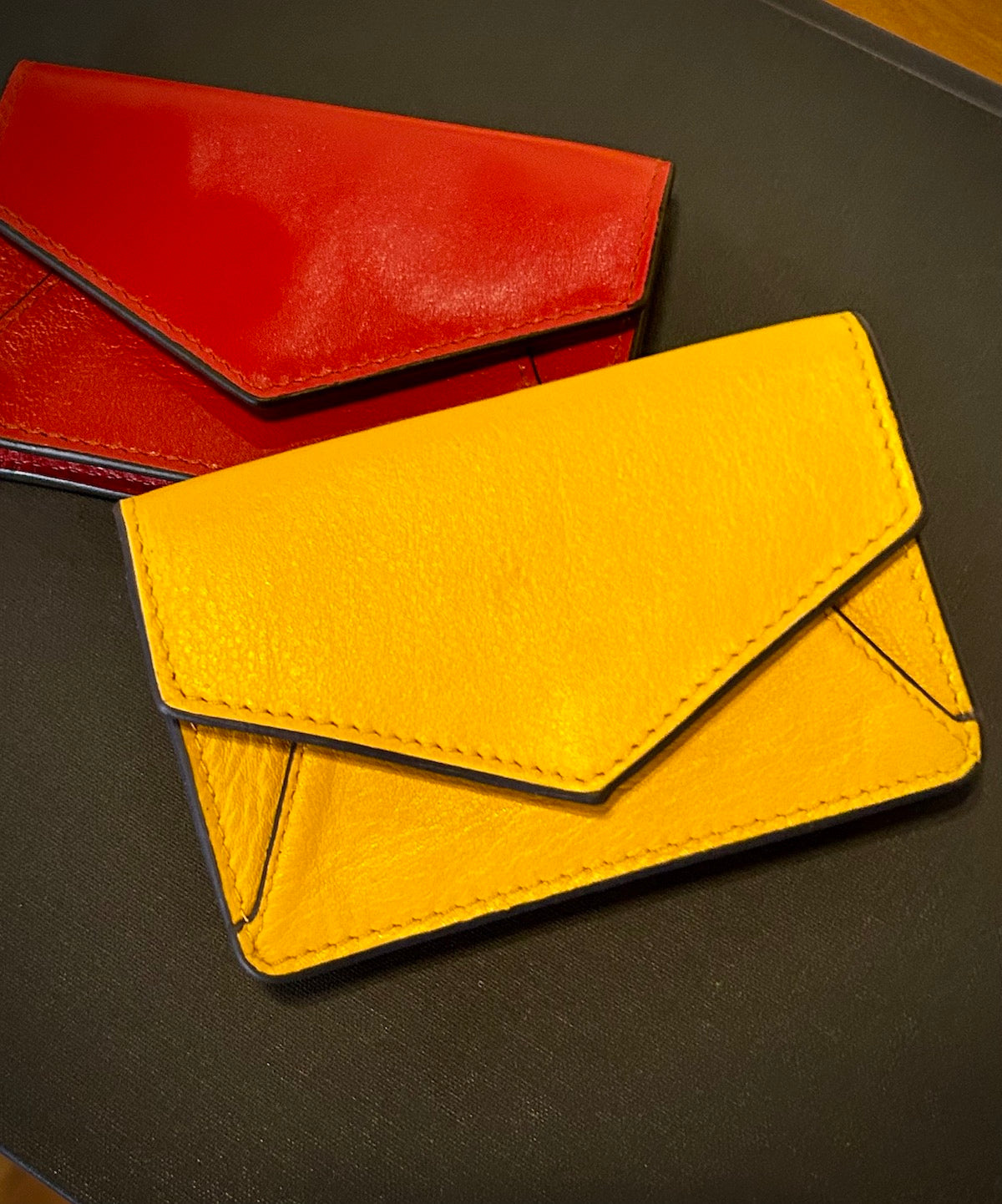 Leather Envelope Card Case