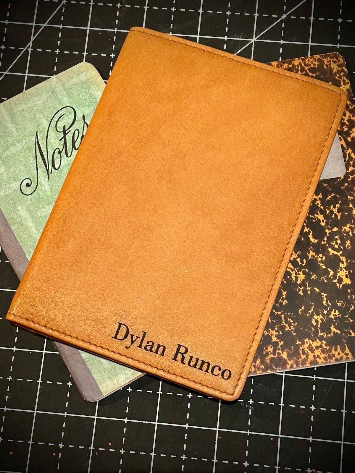 Leather Passport Case with Card Holder