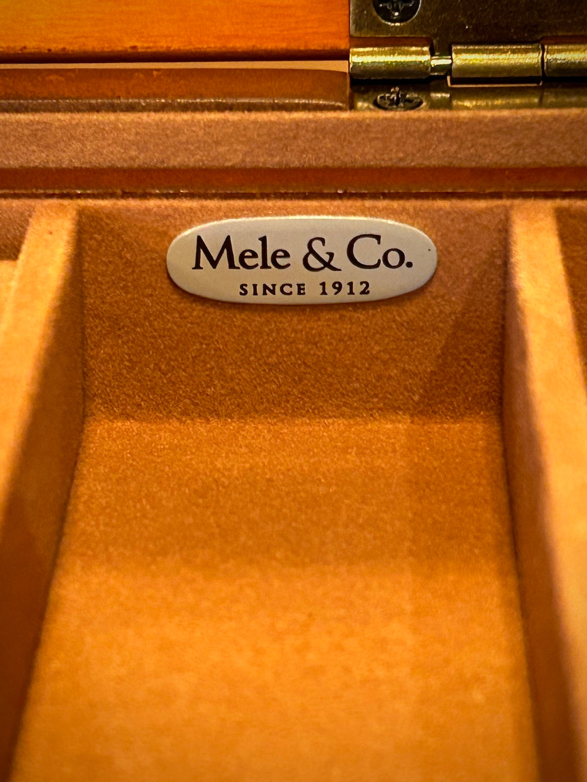 Mele & Co. "Kinsley" Wooden Jewelry Box