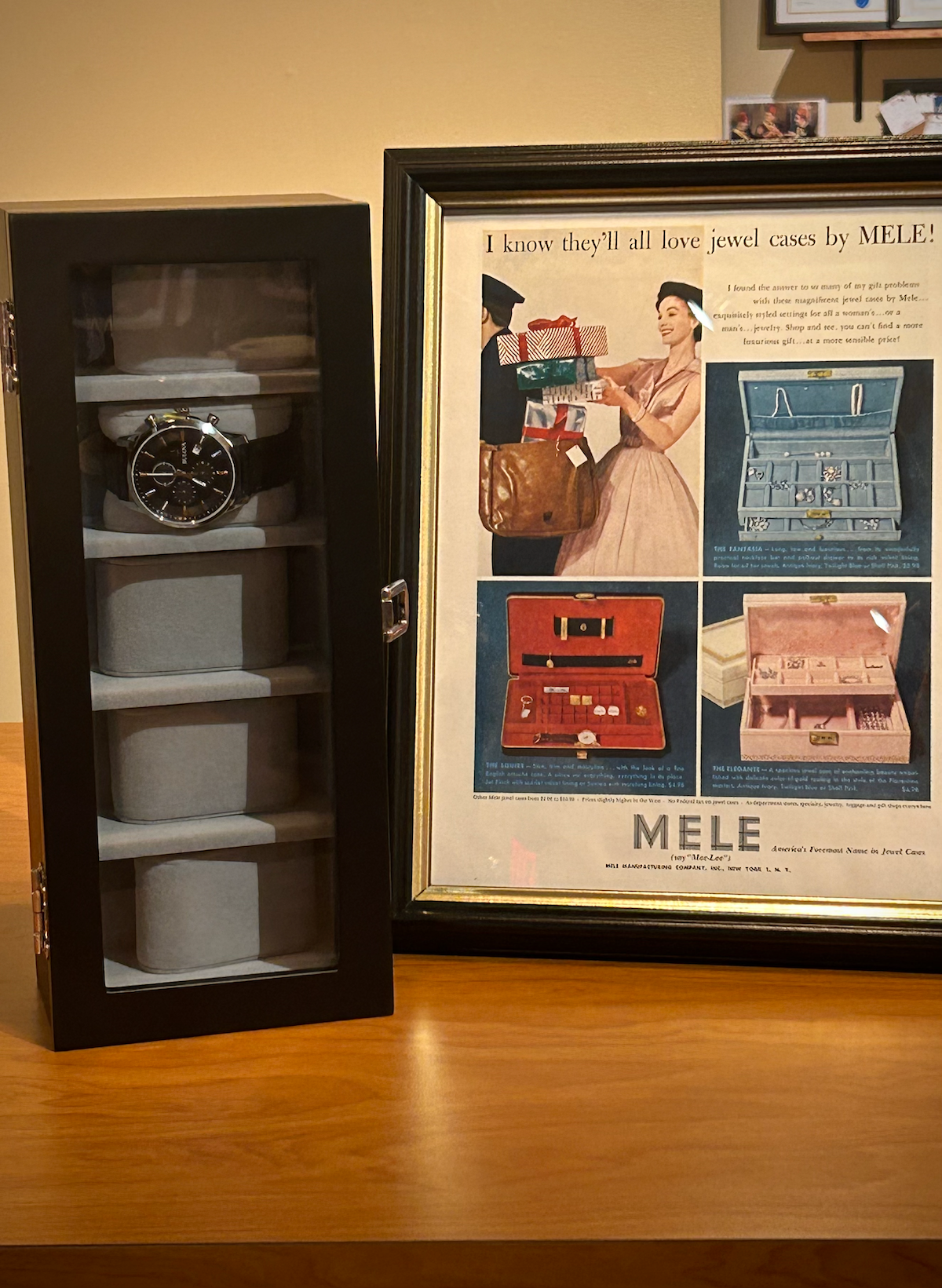 Mele & Co. "Tate" Java Watch Box