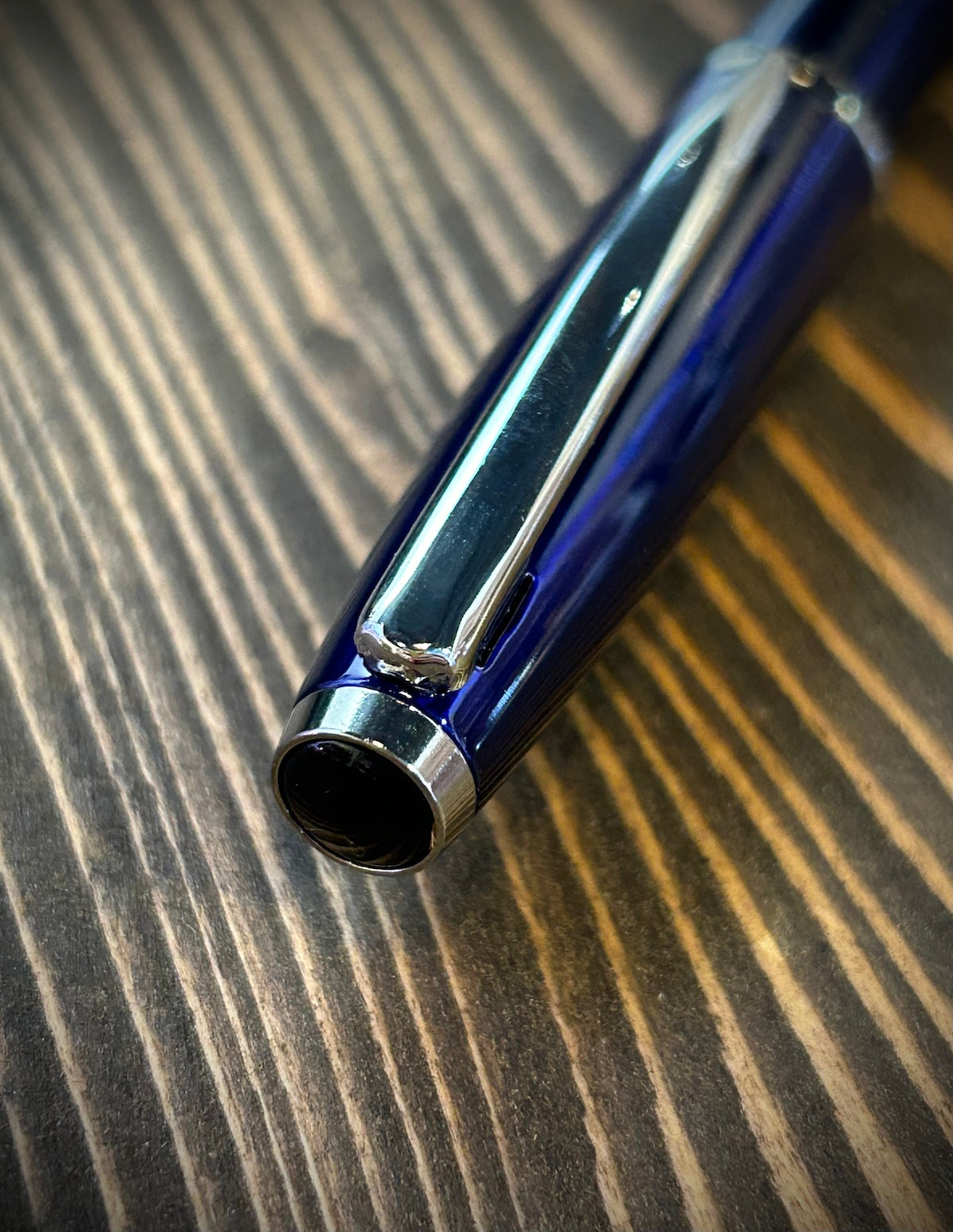 Monteverde USA® Aldo Domani® Blue with Chrome Trim Ballpoint Pen