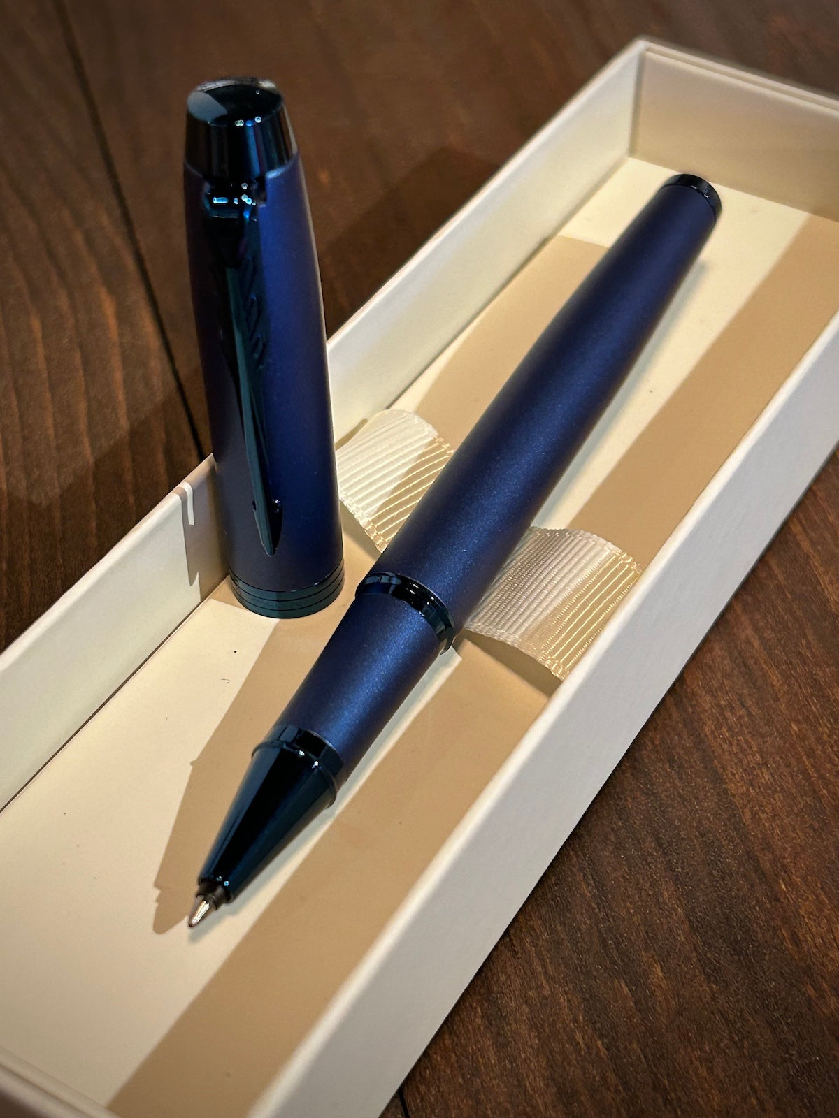 Parker IM Monochrome Blue Rollerball Pen