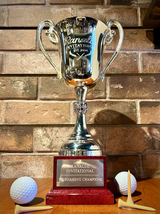 Premium Handmade in Italy Silver Plate Trophy Cup