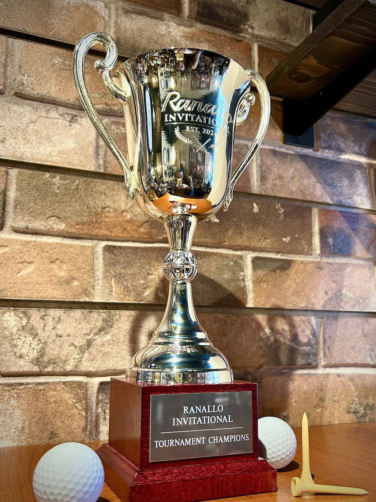 Premium Handmade in Italy Silver Plate Trophy Cup