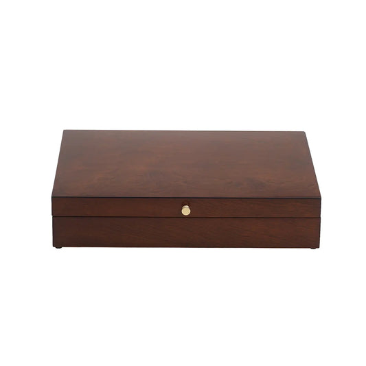 Reed & Barton Eureka Mahogany Brown Flatware Chest
