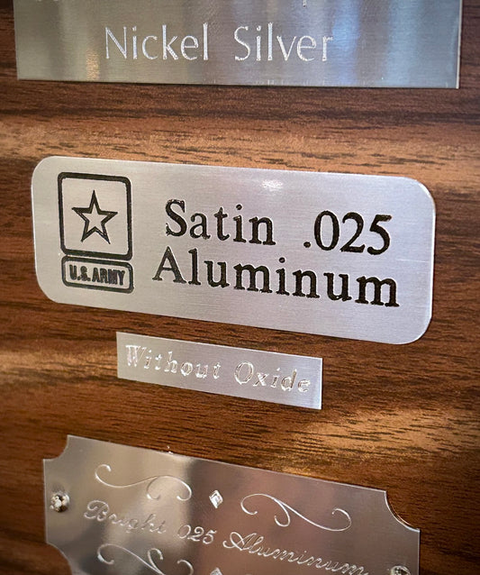 Satin Aluminum Plate (any size)