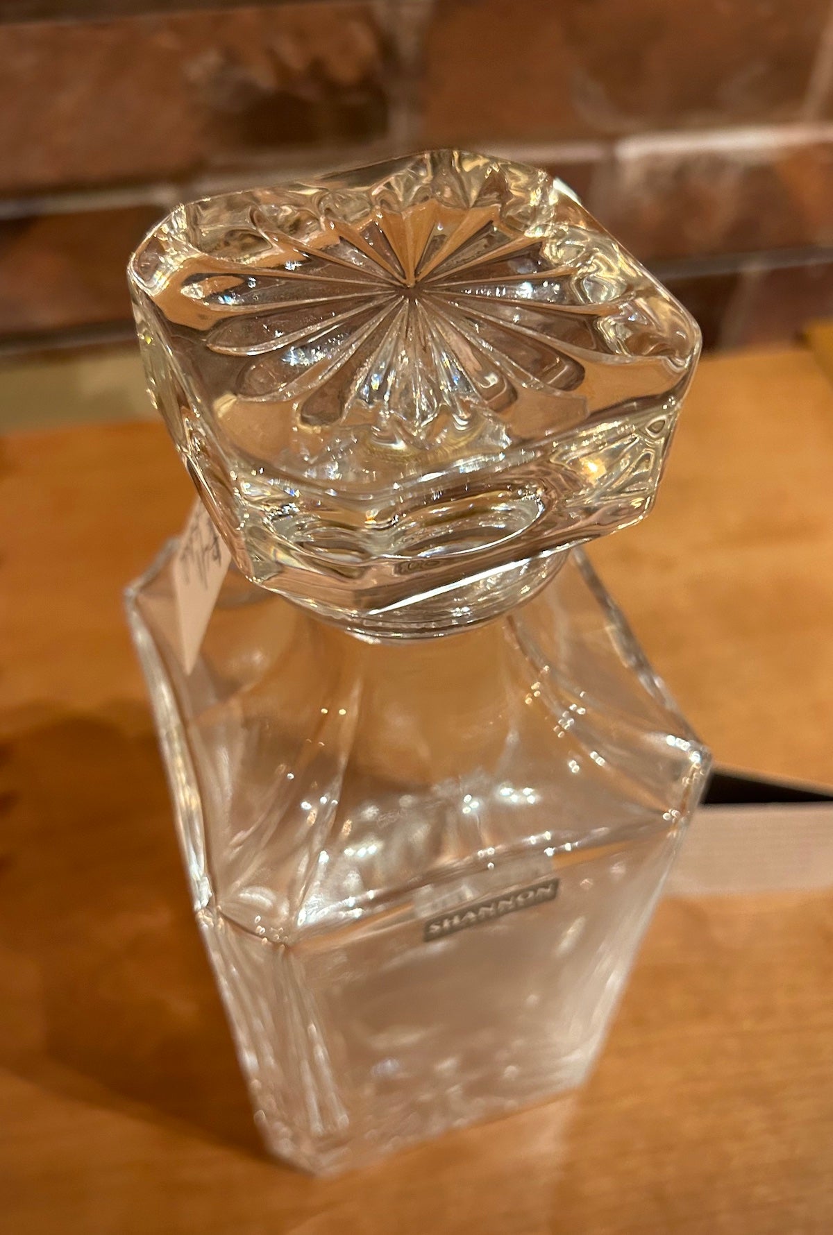 Godinger Clarion Crystal Whiskey Decanter