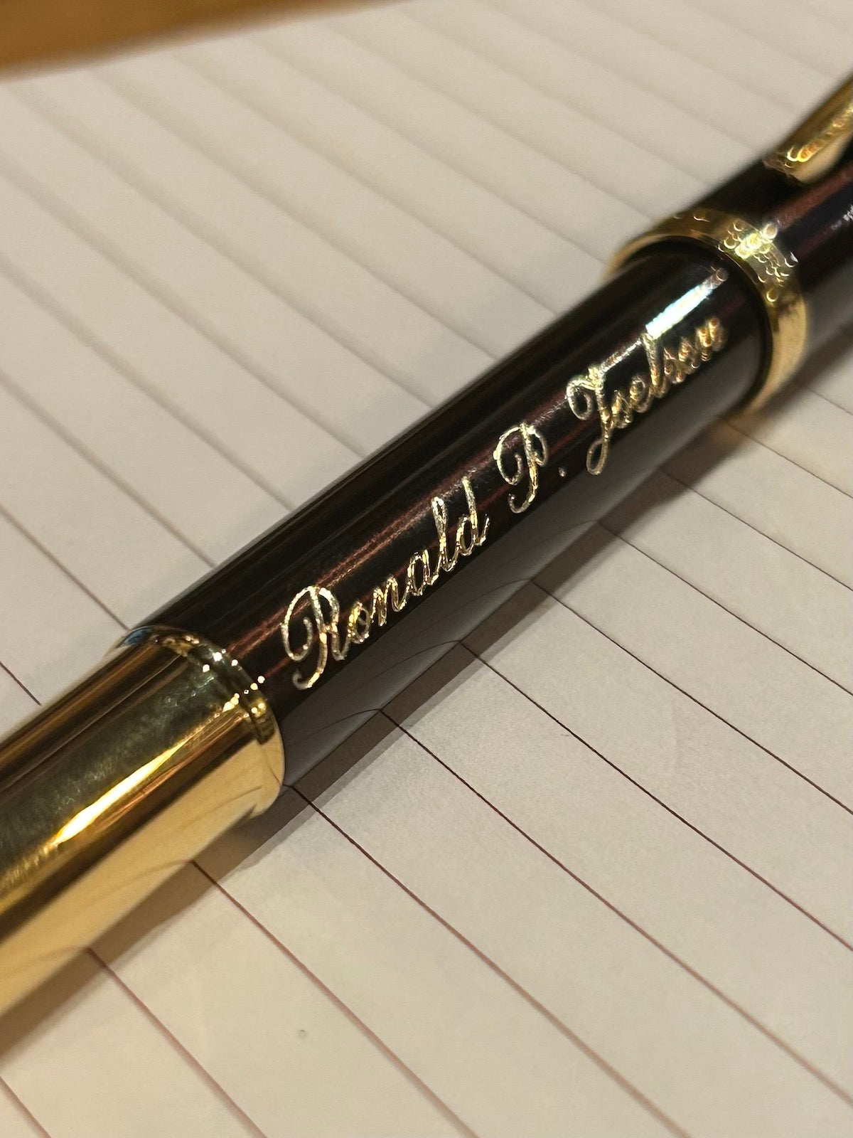 Sheaffer 100 Coffee Brown with Gold Trim Rollerball Pen