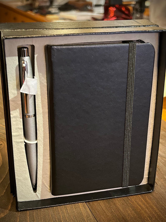 Sheaffer A6 Black Hardbound Leatherette Notebook