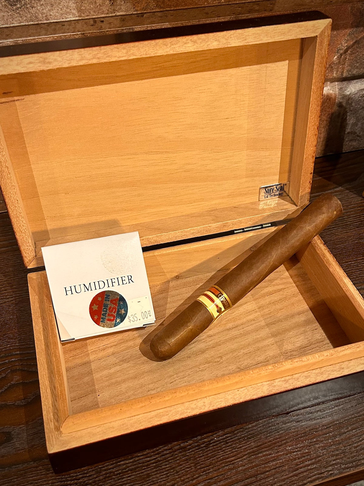 Asti Small Cigar Humidor