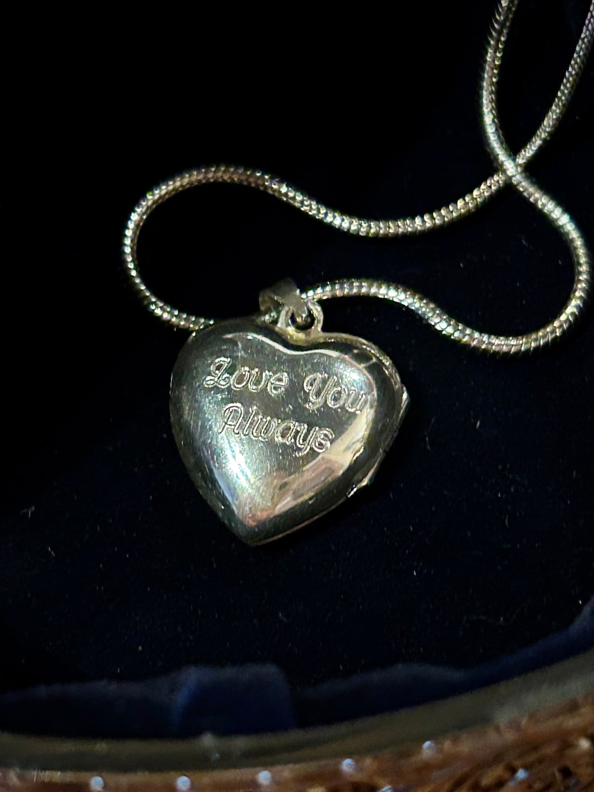 High Polish Sterling Silver Rounded Heart Locket