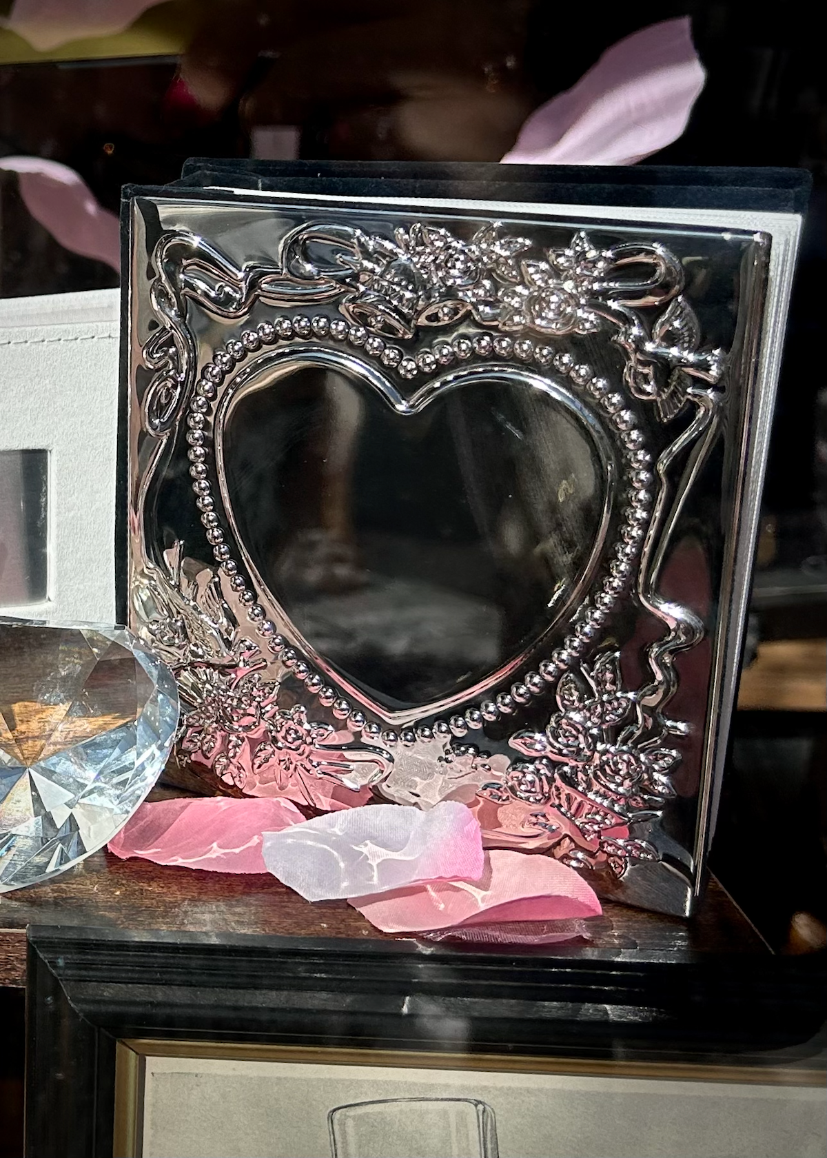 Sweetheart Silver Wedding Photo Album