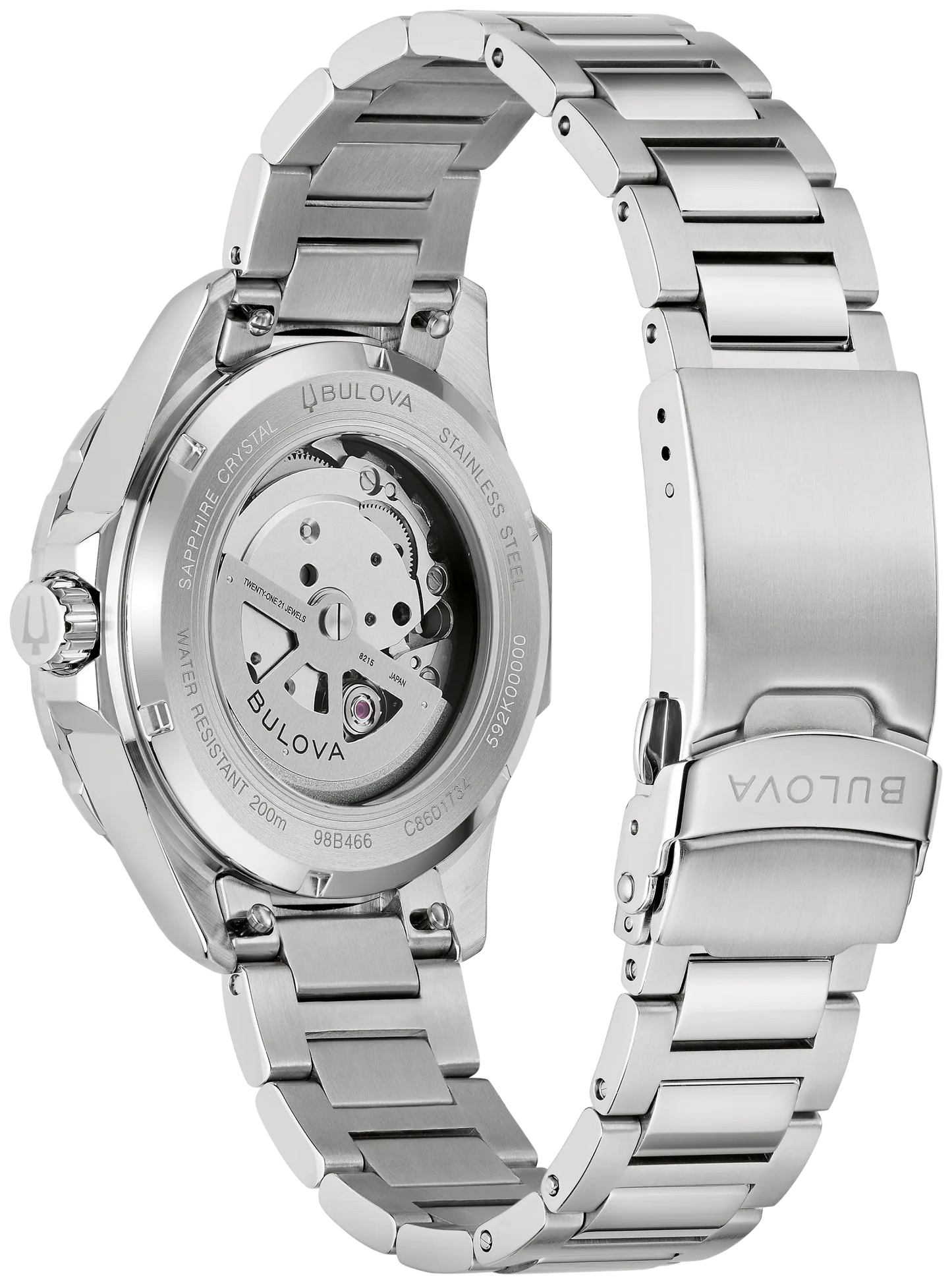 Bulova Marine Star Blue Dial Stainless Steel Automatic Watch