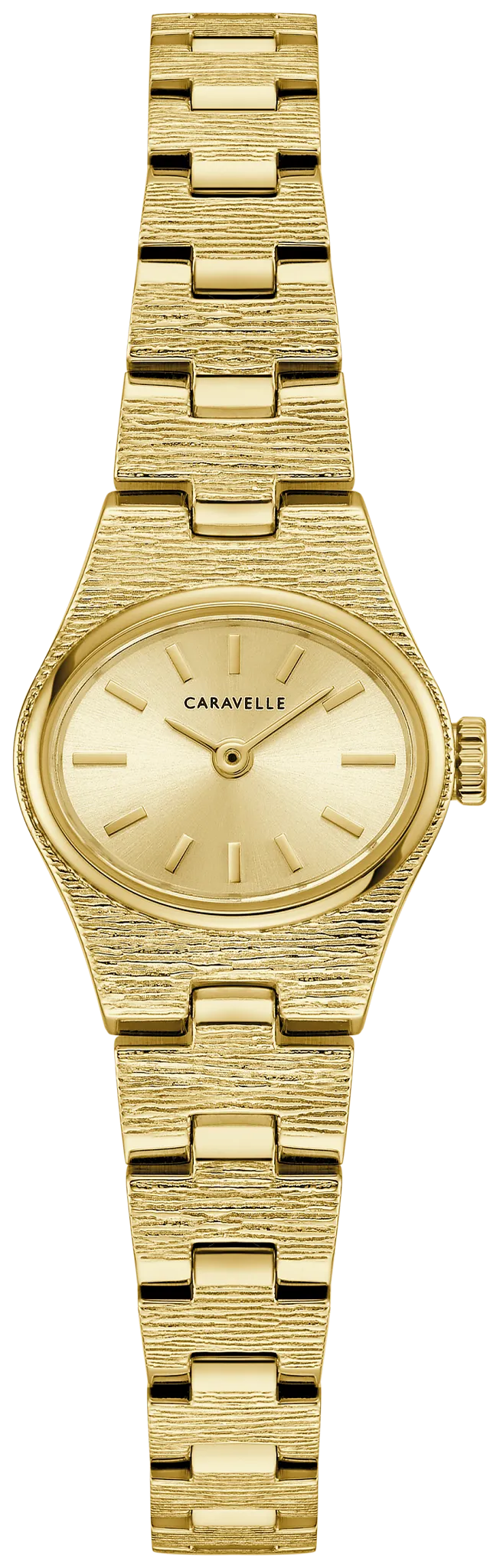 Caravelle by Bulova Ladies "Vintage" Dress Oval Gold Watch