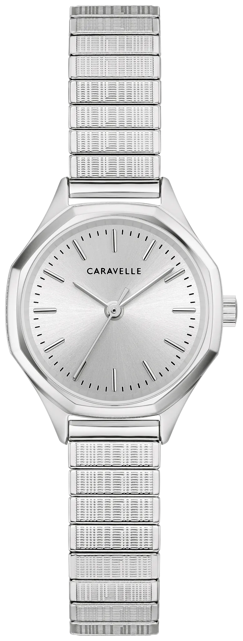 Caravelle by Bulova Ladies "Vintage" Dress  Silver Octagonal Watch