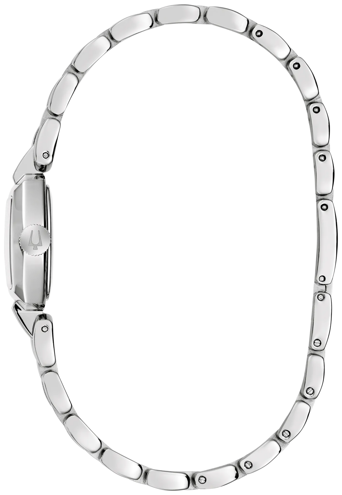 Bulova Ladies Goddess of Time "Jackie" Blue Dial Stainless Steel Watch