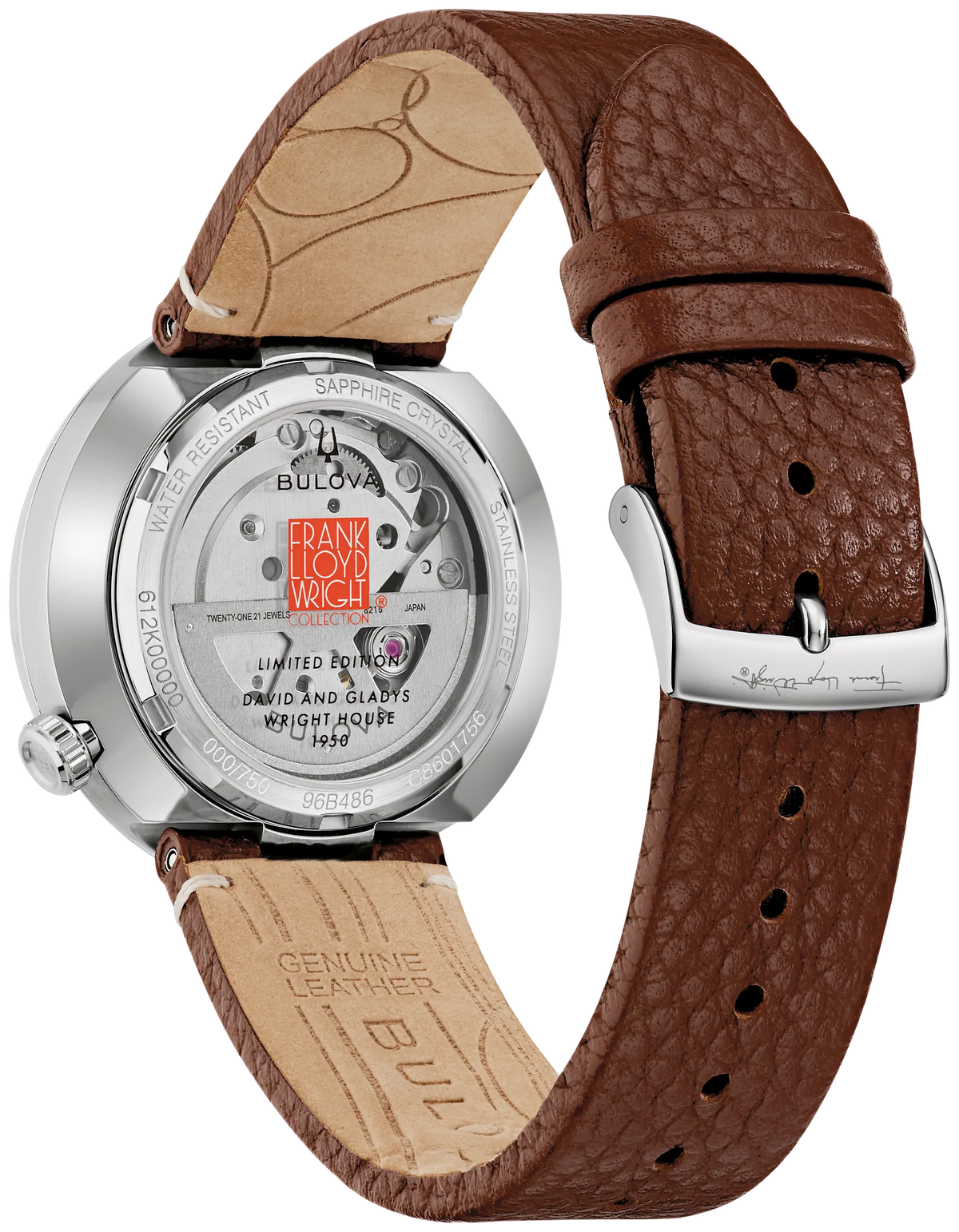 Bulova Frank Lloyd Wright "David & Gladys Wright House" Watch