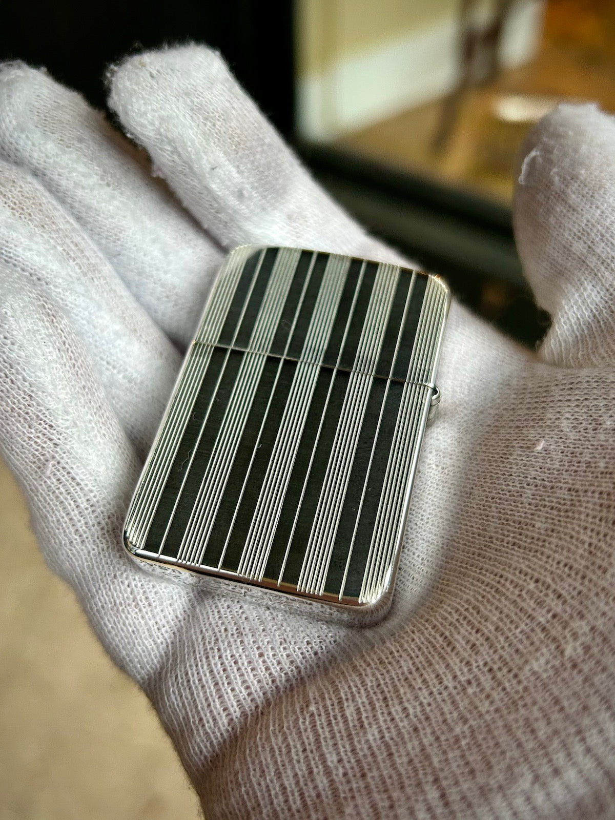 Zippo 1941 Replica High Polish Sterling Silver Windproof Lighter