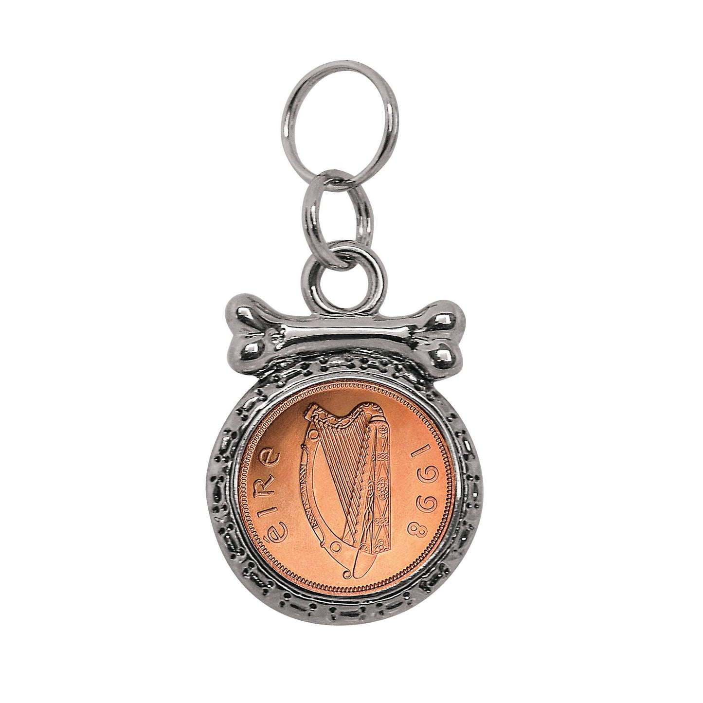 Lucky Irish Penny Coin Pet Tag