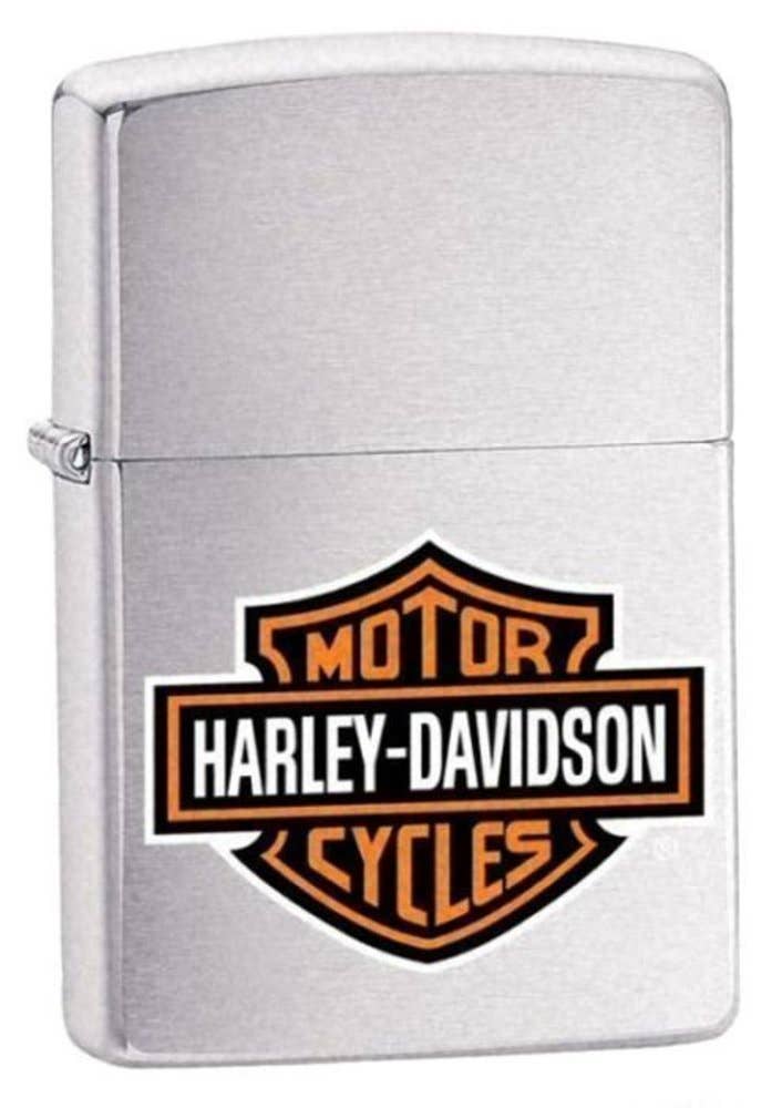 Zippo Harley-Davidson Logo Brushed Chrome Windproof Lighter